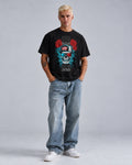 Seven Level Skull Oversized Tee