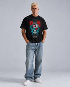 Seven Level Skull Oversized Tee