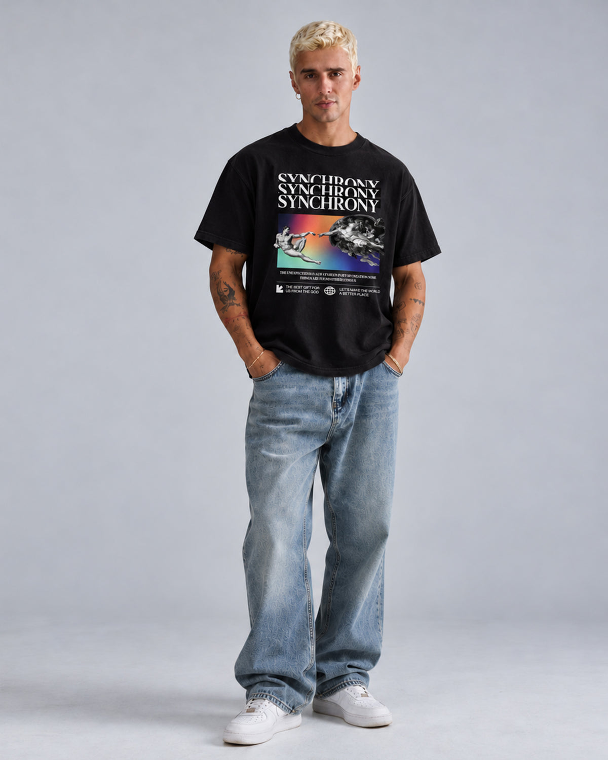Synchrony Art Oversized T-Shirt