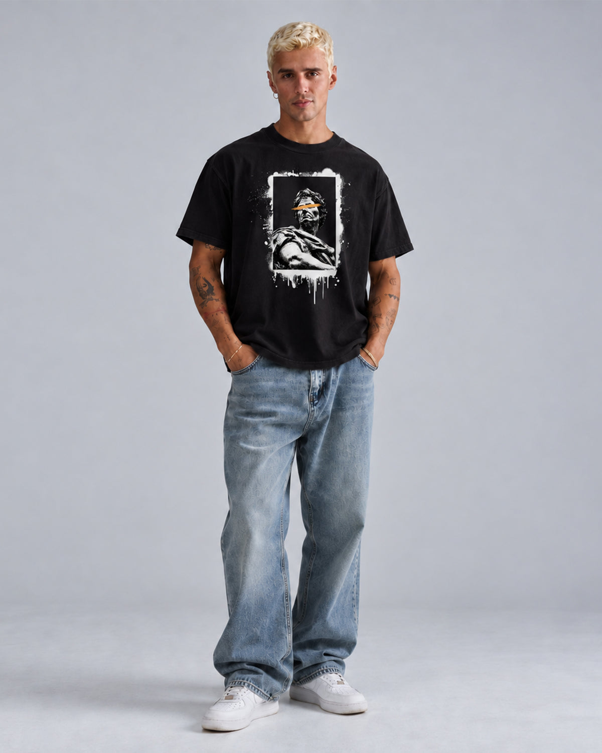 Undefined Thinker Oversized Tee