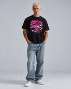 Neon Pink Tokyo Oversized Tee