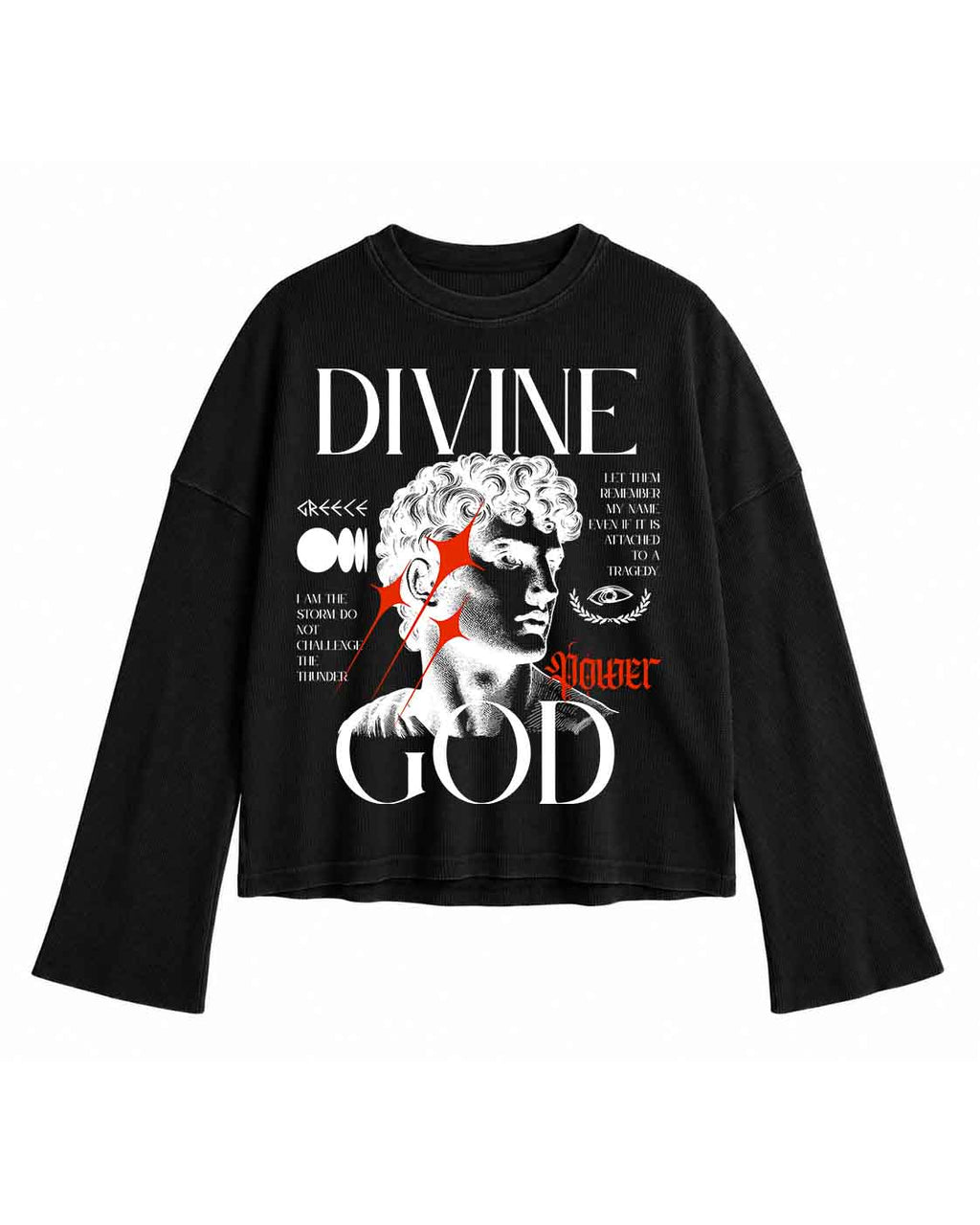 Divine God Waffle Long Sleeve