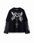 Gothic Angels Doctor Sleeves Tee