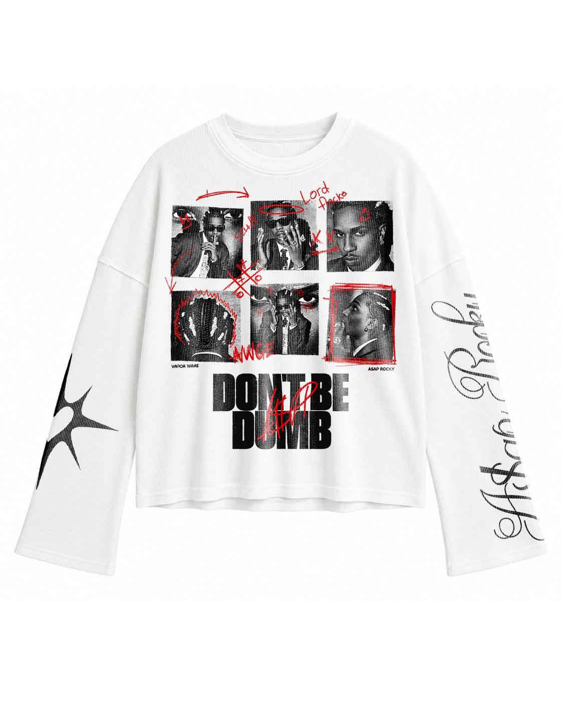 ASAP Rocky Don't Be Dumb Waffle Tee