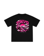 Neon Pink Tokyo Oversized Tee