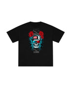 Seven Level Skull Oversized Tee