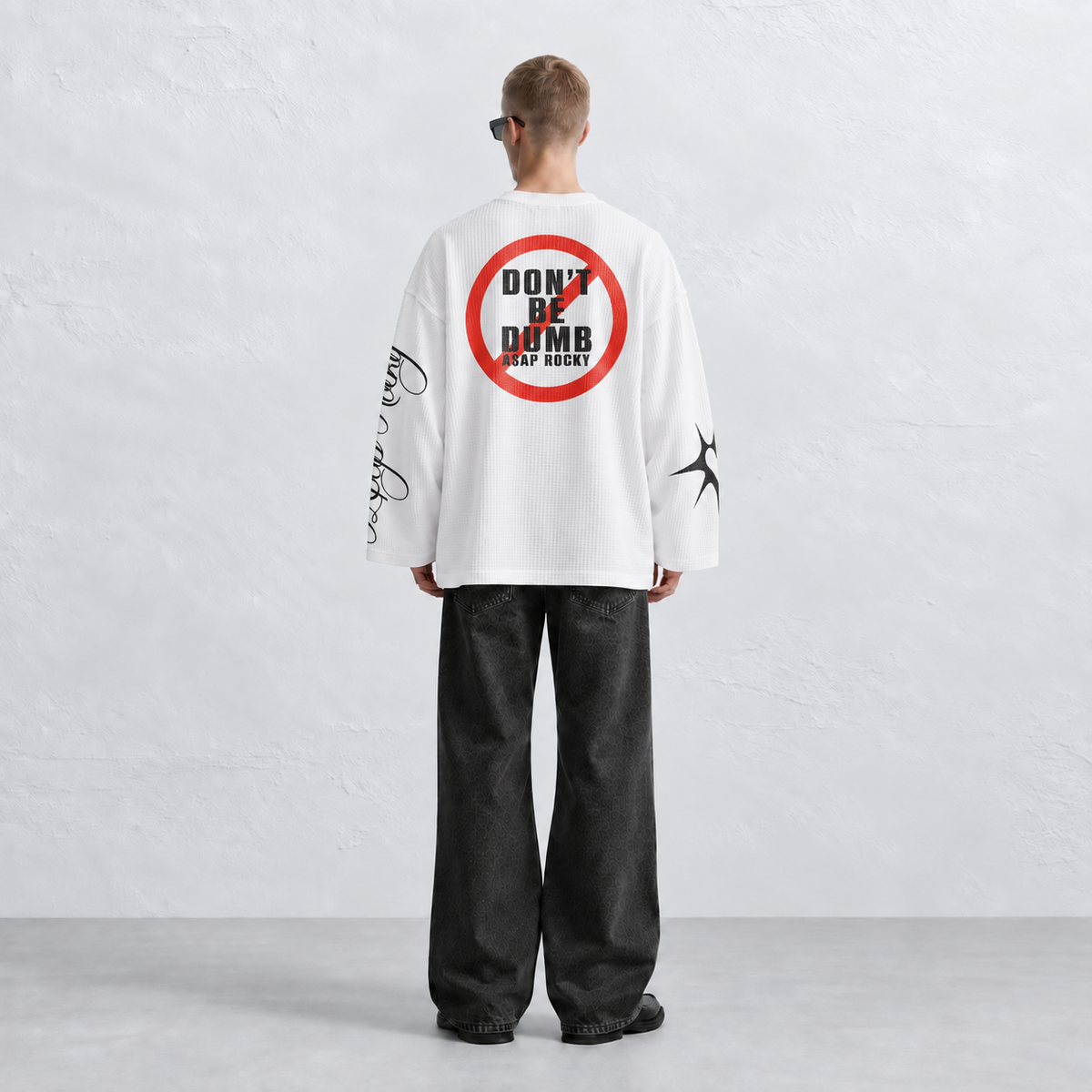 Don't Be Dumb Waffle Knit