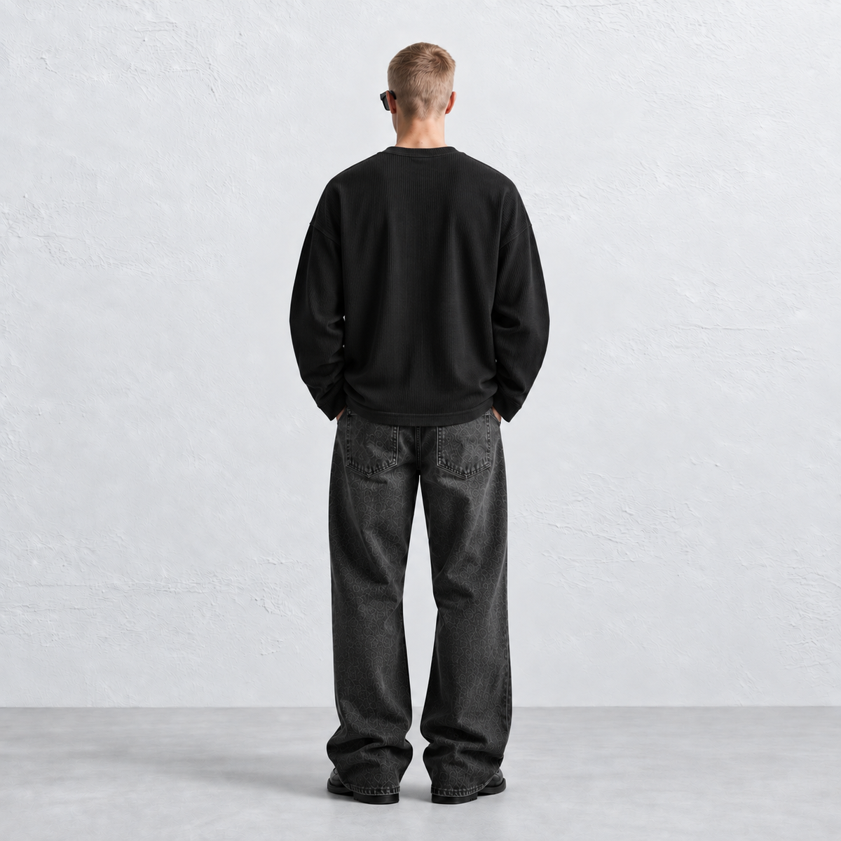 Divine God Waffle Long Sleeve