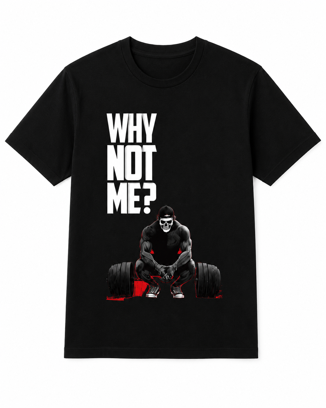 Unisex Typography Printed Premium Cotton Compression T-Shirt