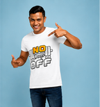 Unisex Premium NO Days OFF white Fitness motivational Gym T-Shirt