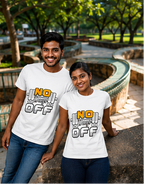 Unisex Premium NO Days OFF white Fitness motivational Gym T-Shirt